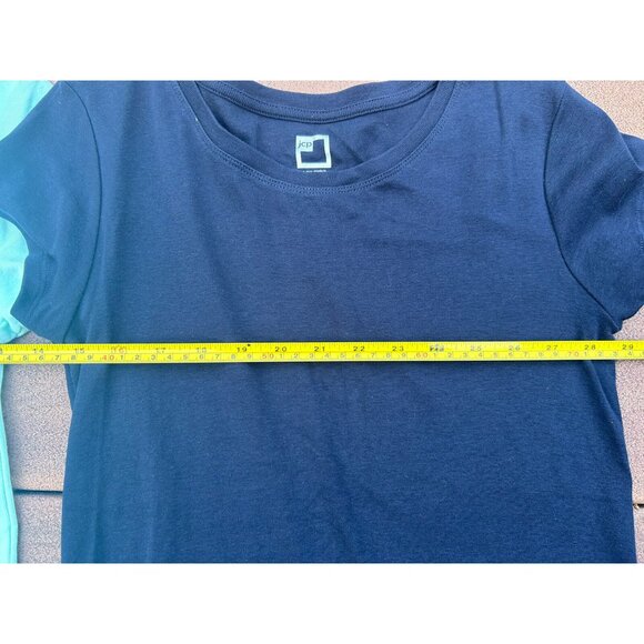 Women's JCP Short Sleeve V-Neck - Size Small Tall & Medium Tall - Picture 8 of 8